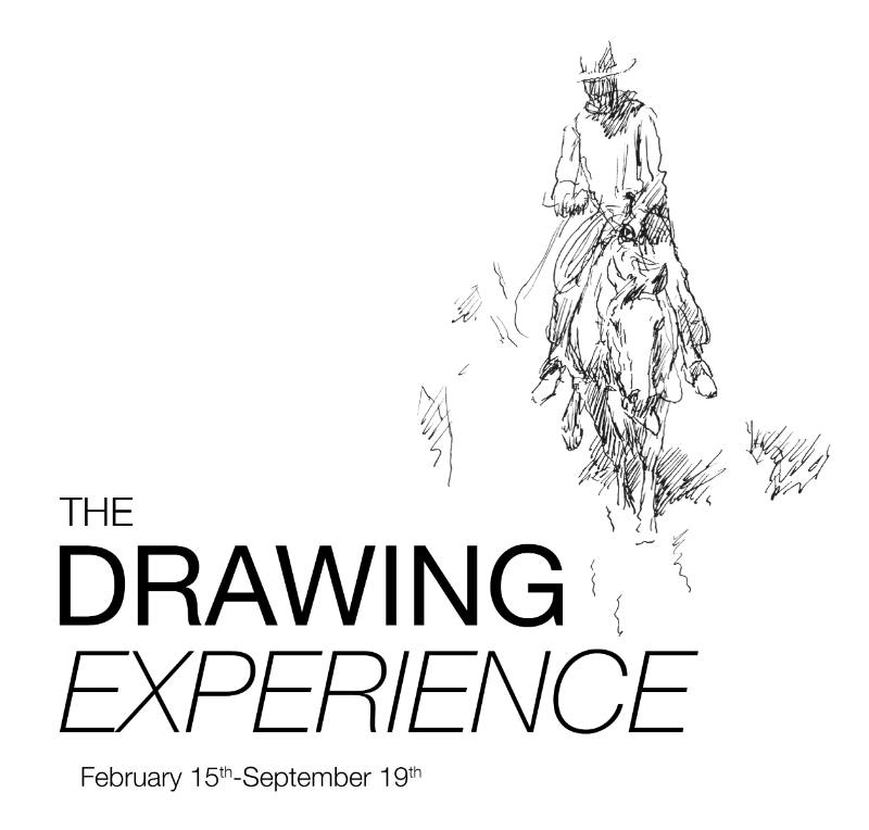 Charles Marion Russell (1864-1926), Man Riding Horse, pen and ink on paper, 5.3125 × 4.0625 inc…