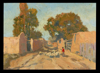 A Street in Taos, New Mexico
