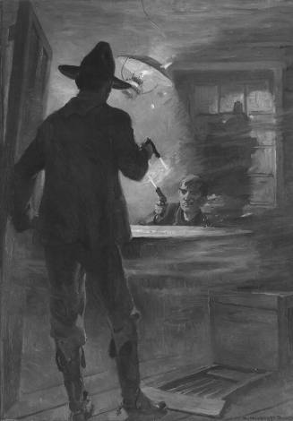 Quinnion Was Down and Shooting, with but Ten Steps . . . between Him and the Man Whom He Sought to Kill