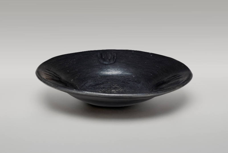 Plate with three bear paws design