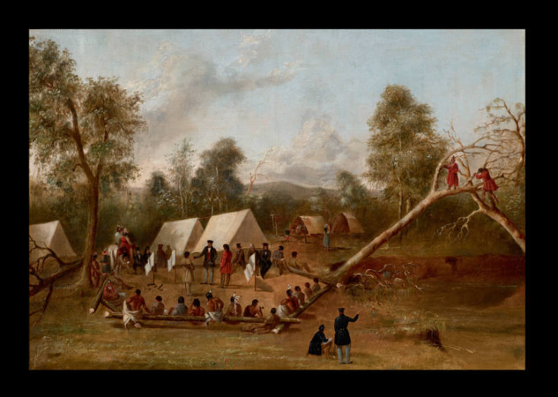 Indian Council, Tehuacana Creek, Texas