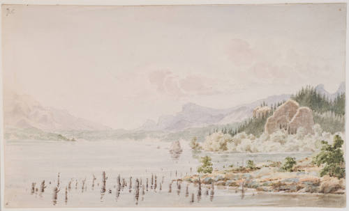 Landslip Above the Cascades