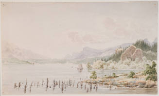 Landslip Above the Cascades