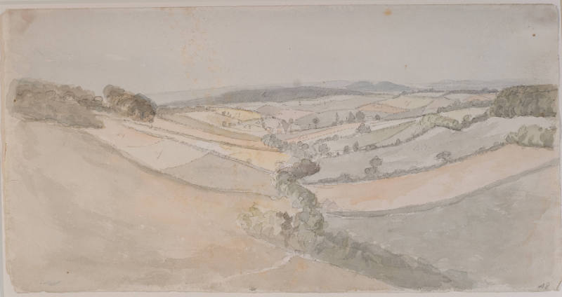 Valley with Fields