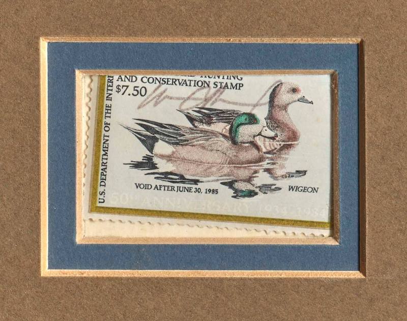 1984-85 Federal Duck Stamp; American Widgeons