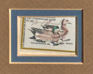 1984-85 Federal Duck Stamp; American Widgeons