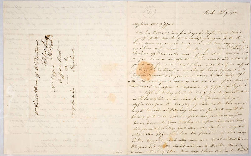 My Dear Mrs Gifford [Euphemia Gifford]