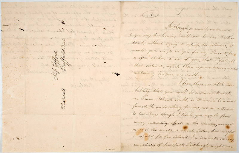 [no salutation] Although personally unknown to you my dear cousin....[Euphemia Gifford]
