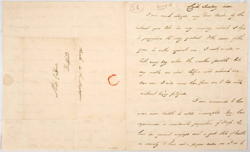 [no salutation] I am much obliged my Dear Cousin.... [Euphemia Gifford]