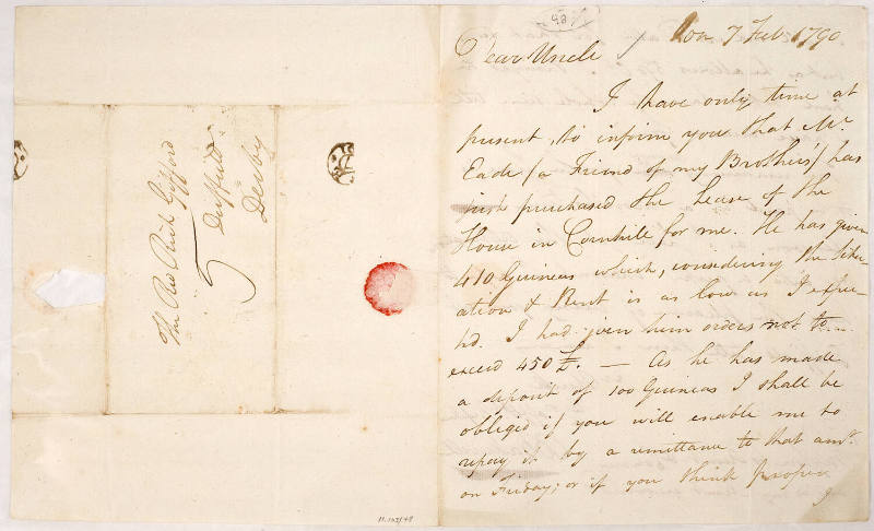 Dear Uncle [The Reverend Richard Gifford]