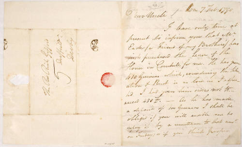 Dear Uncle [The Reverend Richard Gifford]