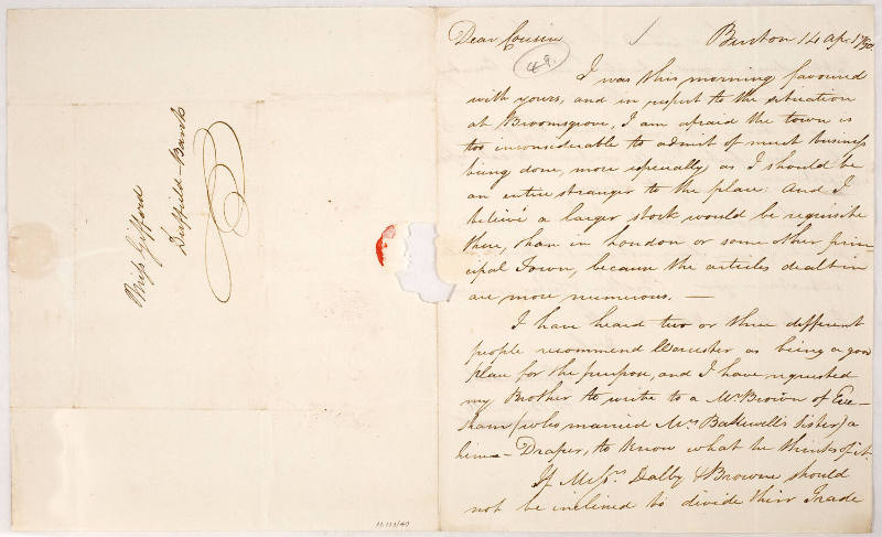 Dear Cousin [Euphemia Gifford]