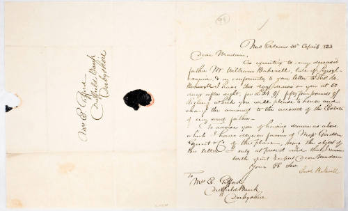 Dear Madam [Euphemia Gifford]