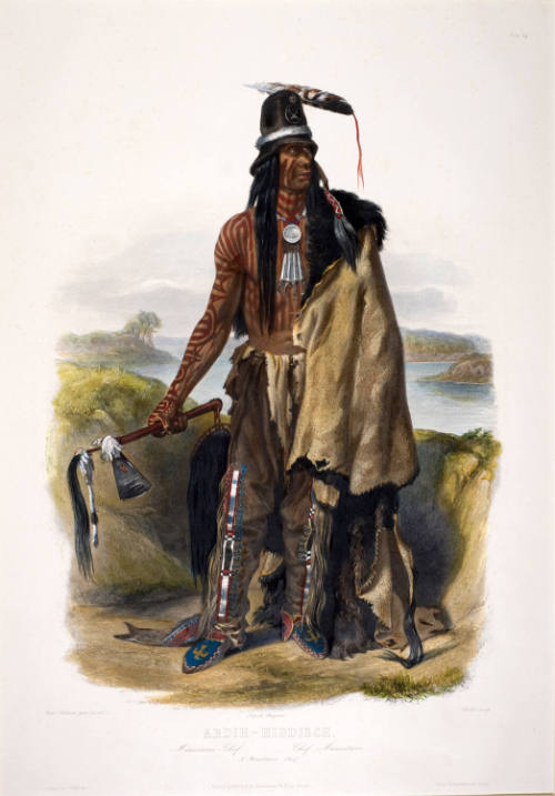 Abdih-Hiddisch: A Minatarre Chief (Tableau 24)
