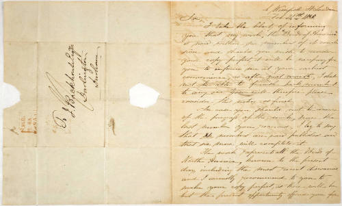 Sir [J. Backhouse]