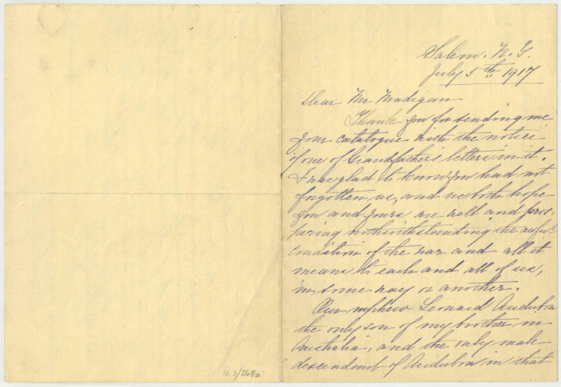 Dear Mr. Madigan [Partick F. Madigan]