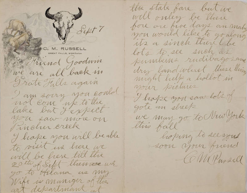 Friend Goodwin [To Philip R. Goodwin]