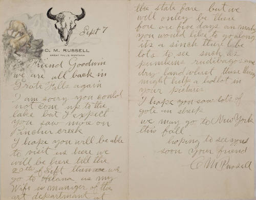 Friend Goodwin [To Philip R. Goodwin]